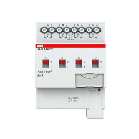 ABB Stotz S&J Schaltaktor 4fach, 16A, REG SA/S4.16.2.2
