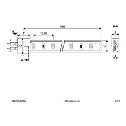 EVN Lichttechnik LED-Strip 5m 3000K 24V/DC IP67 SB6724302802