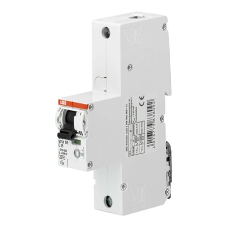 ABB Stotz S&J Haupleitungsschutzschalter 35A E 25kA 1P S751DR-E35