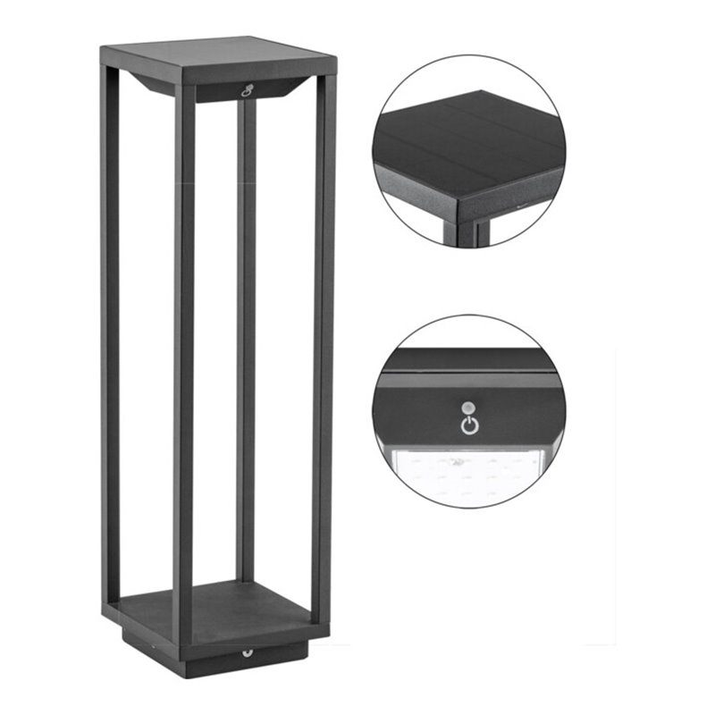 EVN Lichttechnik Solar-LED-Wegeleuchte 3000K anthrazit WLS50451502