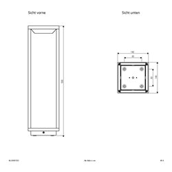 EVN Lichttechnik Solar-LED-Wegeleuchte 3000K anthrazit WLS50451502