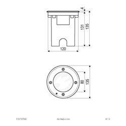 EVN Lichttechnik LED-Bodenleuchte IP67 4000K PC67107040
