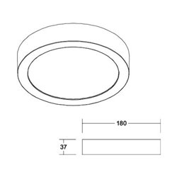 Brumberg Leuchten LED-Anbaupanel 12245073