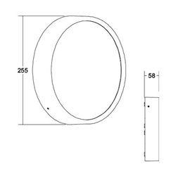 Brumberg Leuchten LED-Wandanbauleuchte 3000K/4000K/5700K 10036183
