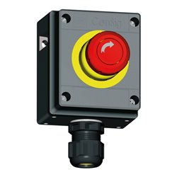 Stahl Pilzsperrtaster Oe/S Not-Aus 8040/1180X-10L07SA05