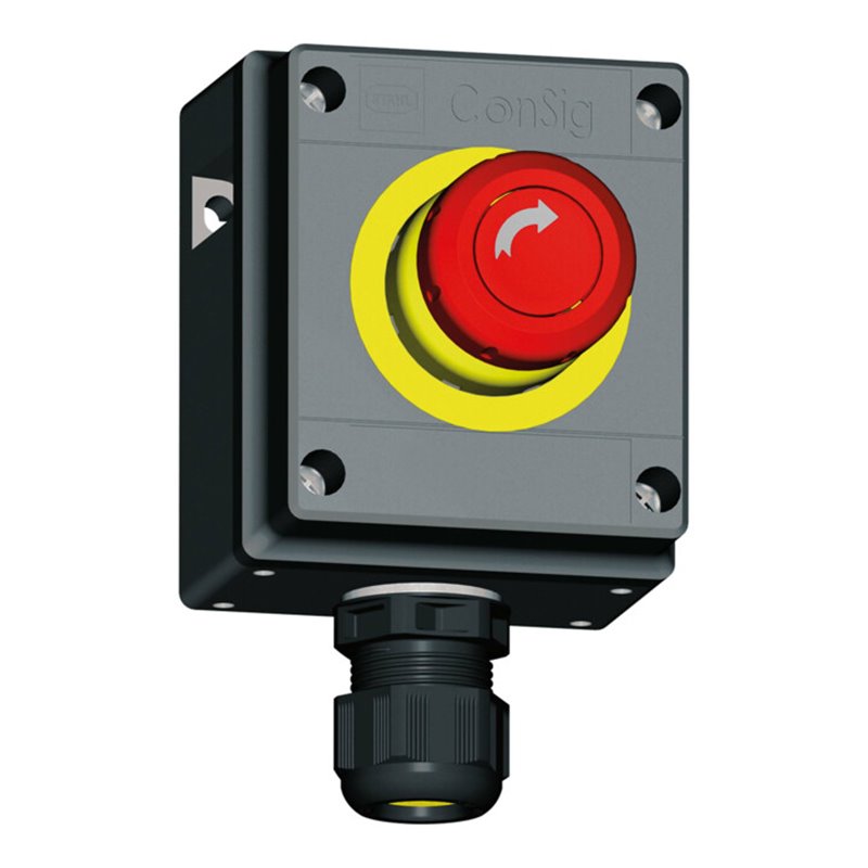 Stahl Pilzsperrtaster Oe/S Not-Aus 8040/1180X-10L07SA05