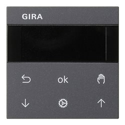 Gira Bedienaufsatz anth Jalousie+Schaltuhr 536628