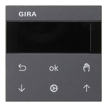 Gira Bedienaufsatz anth Jalousie+Schaltuhr 536628