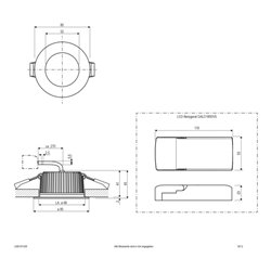 EVN Lichttechnik LED-Spot 230V DALI IP54 3000-5700K chr-sat L54D101325