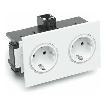 Rehau Steckdose 2-fach SIGNA IN rws BRK 2STD rws/rt