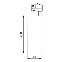 Brumberg Leuchten LED-Schienenstrahler 935, weiß 88393175