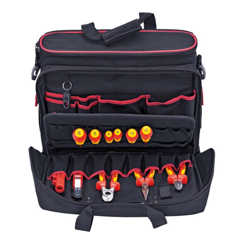 Knipex-Werk Notebook-/ Werkzeugtasche schwarz, 11-teilig 00 21 10 V01