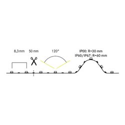 Brumberg Leuchten LED-Flexband 24V 3000K IP00 5m 38203003