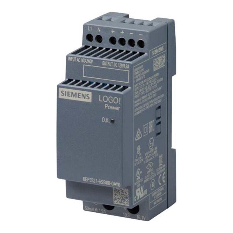 Siemens Indus.Sector LOGO!POWER 12V/1,9A 6EP3321-6SB00-0AY0