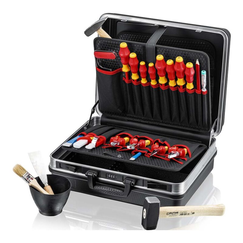 Knipex-Werk VDE-Werkzeugkoffer schwarz, 24-teilig 00 21 05 HL S