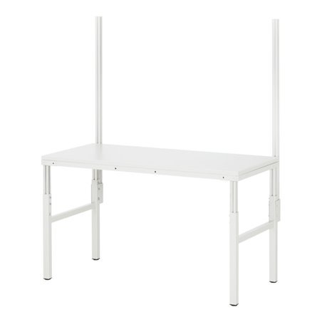 Rau Aufbausatz mit System-Stuetzen Serie E, fuer alle Basis-Arbeitstische