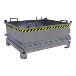 Bauer Südlohn Mini-Klappbodenbehälter MSB 400, feuerverzinkt