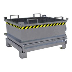 Bauer Südlohn Mini-Klappbodenbehälter MSB 250, feuerverzinkt