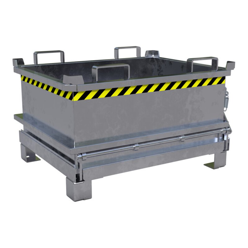 Bauer Südlohn Mini-Klappbodenbehälter MSB 250, feuerverzinkt