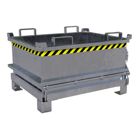 Bauer Südlohn Mini-Klappbodenbehälter MSB 250, feuerverzinkt