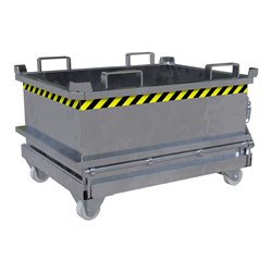 Bauer Südlohn Mini-Klappbodenbehälter MSB 250, feuerverzinkt