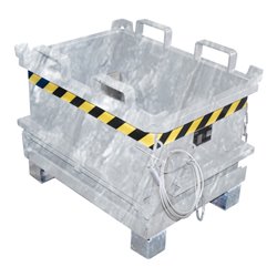 Bauer Südlohn Mini-Klappbodenbehälter MSB 150, feuerverzinkt