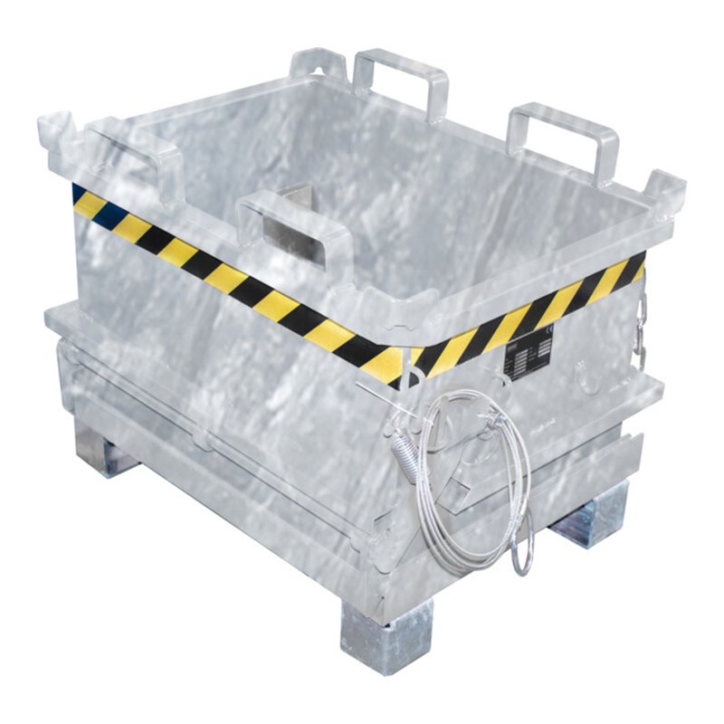 Bauer Südlohn Mini-Klappbodenbehälter MSB 150, feuerverzinkt