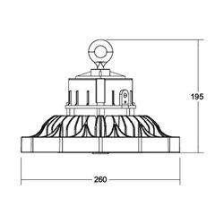 Brumberg Leuchten LED-Hallenstrahler 4000K DALI 78310084