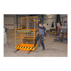 Bauer Südlohn Sicherheitskorb SIKO-G, lackiert, Gelborange