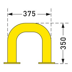 Moravia Rammschutz-Bügel Black Bull für außen zum Aufdübeln