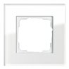 Gira Abdeckrahmen 1f. weissglas Esprit 021112