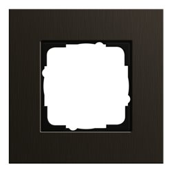 Gira Abdeckrahmen 1-fach aluminium braun 0211127