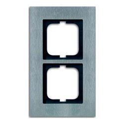 Busch-Jaeger Rahmen 2-fach edelstahl 1722-860