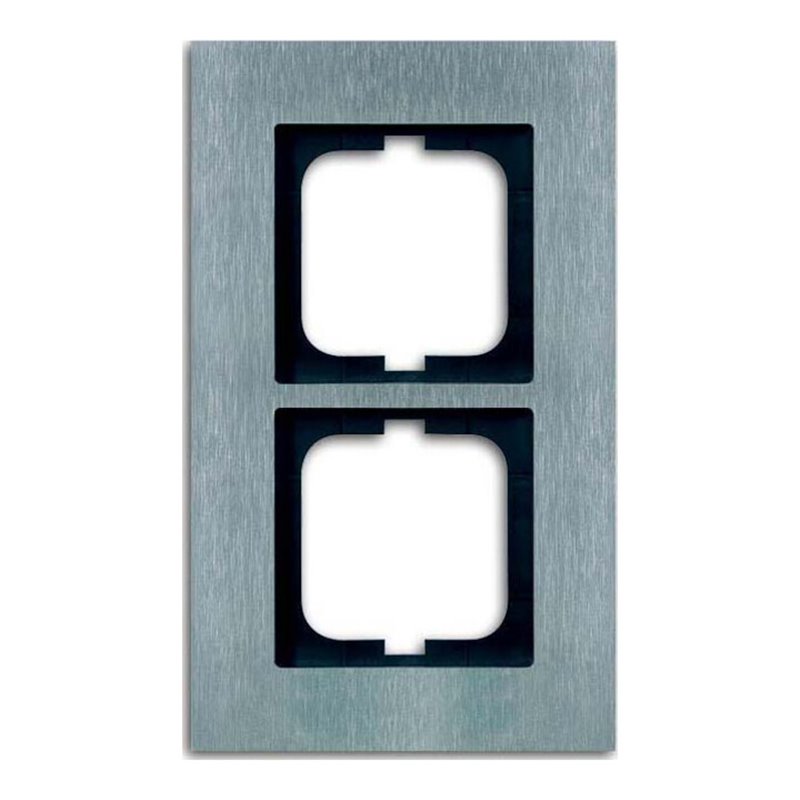 Busch-Jaeger Rahmen 2-fach edelstahl 1722-860