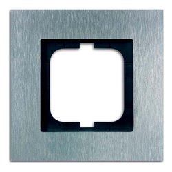 Busch-Jaeger Rahmen 1-fach edelstahl, UP 1721-860