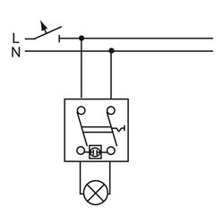Busch-Jaeger Kontrollausschalter 2601/2 SKWNH-54