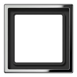 Jung Rahmen 1-fach gl.chr waage/senkrecht GCR 2981