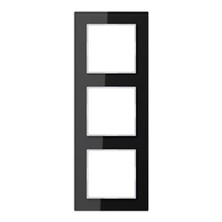Jung Glasrahmen 3-fach sw waage/senkrecht AC 583 GL