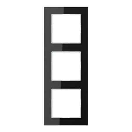 Jung Glasrahmen 3-fach sw waage/senkrecht AC 583 GL