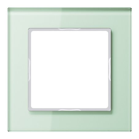 Jung Glasrahmen 1-fach mt/ws waage/senkrecht AC 581 GL WMT