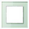 Jung Glasrahmen 1-fach mt/ws waage/senkrecht AC 581 GL WMT