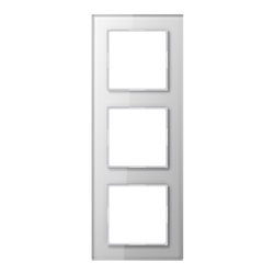 Jung Glasrahmen 3-fach aws waage/senkrecht AC 583 GL WW