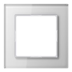 Jung Glasrahmen 1-fach aws waage/senkrecht AC 581 GL WW