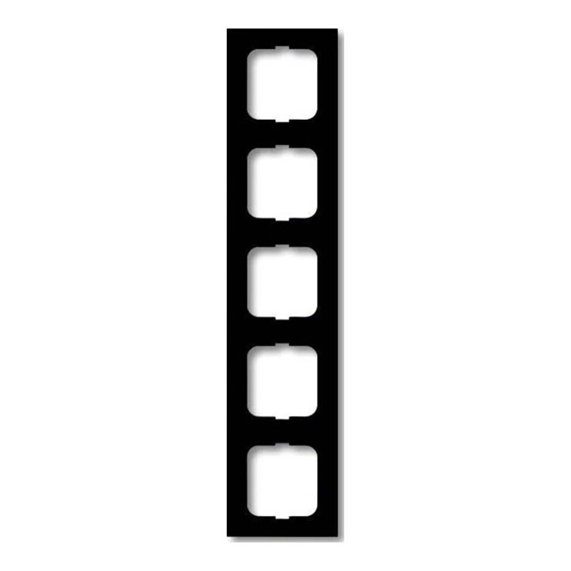 Busch-Jaeger Rahmen 5-fach schwarz matt, f.lin. 1725-885K