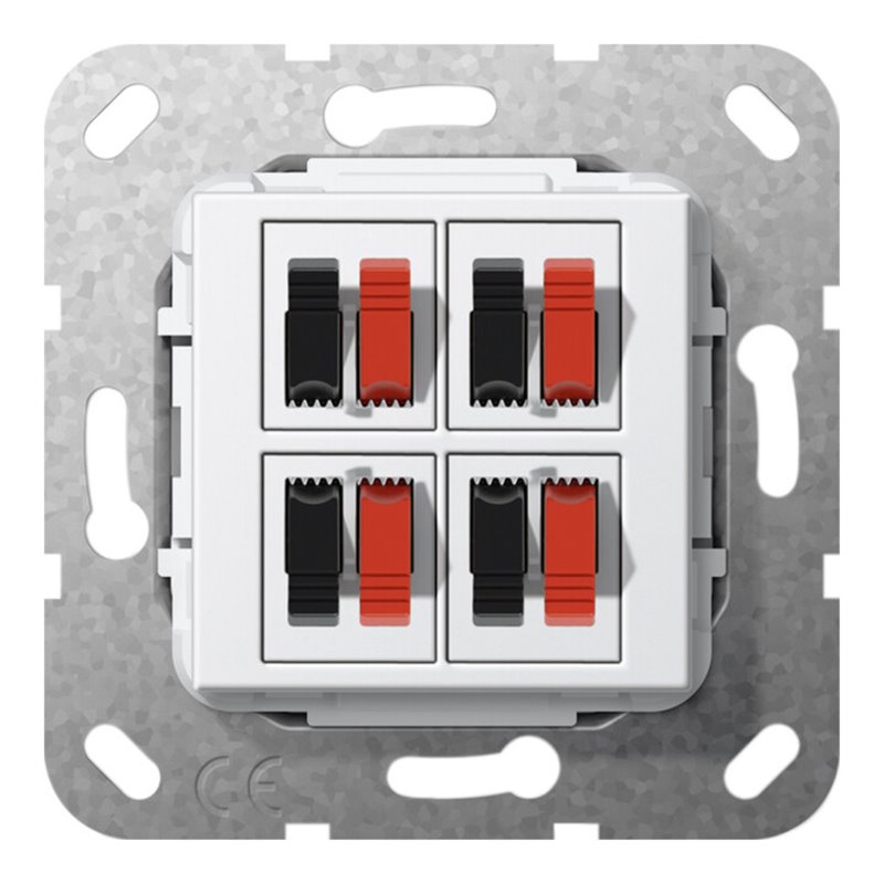 Gira Lautsprecher Anschluss 4fach rws 569403