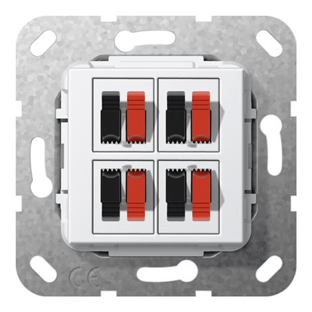 Gira Lautsprecher Anschluss 4fach rws 569403