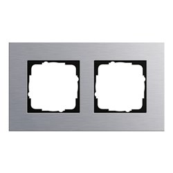 Gira Abdeckrahmen 2f.alu Esprit 021217