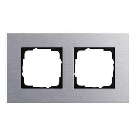 Gira Abdeckrahmen 2f.alu Esprit 021217