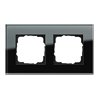 Gira Abdeckrahmen 2f. sw-glas Esprit 021205