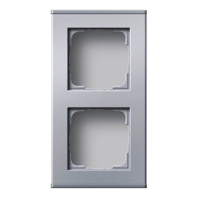 Gira Gehäuse 2-fach alu 136226